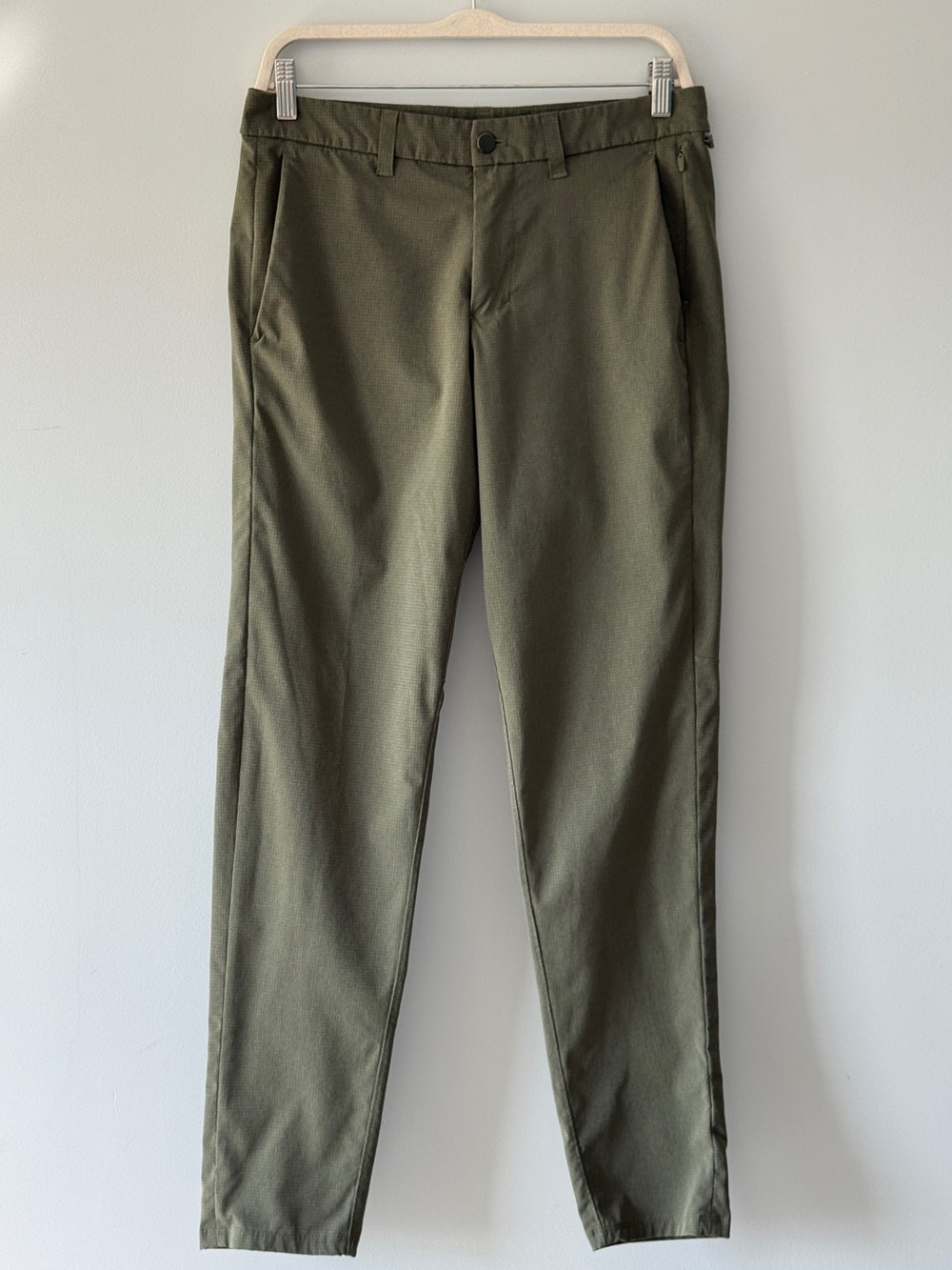Lululemon Men's Commission Pant Slim-Fit 31" 
Dark Olive - Style LW5AF5S